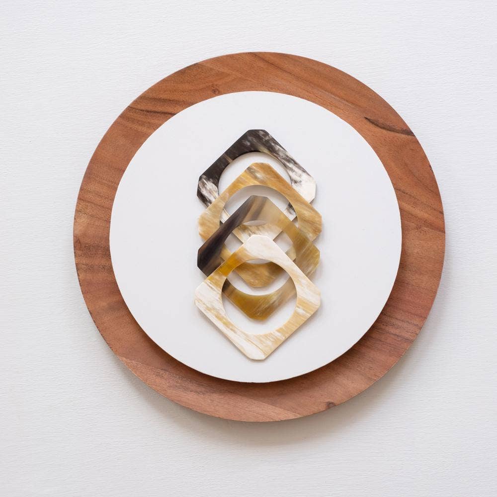 Horn Square Bangle Set