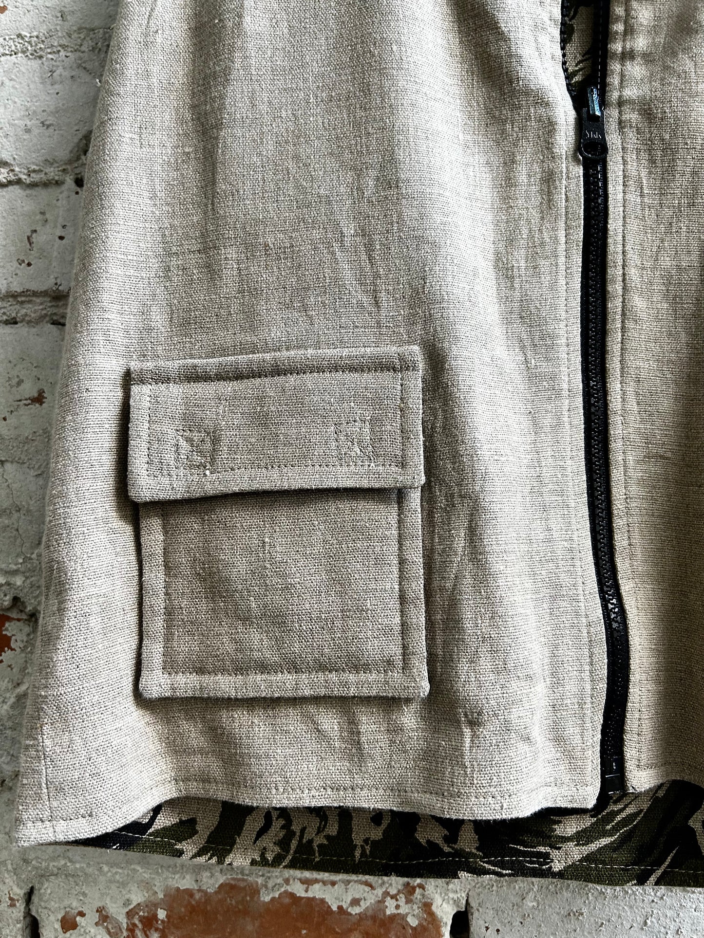 Reversible Camo Cargo Vest