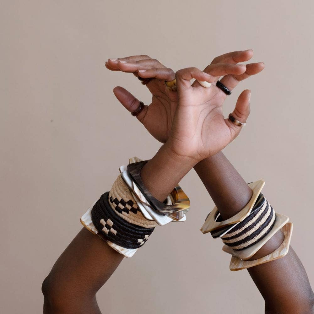 Horn Square Bangle Set