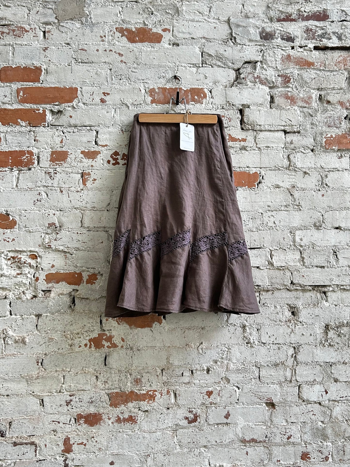 Linen Lace Banana Republic Skirt (Vintage)