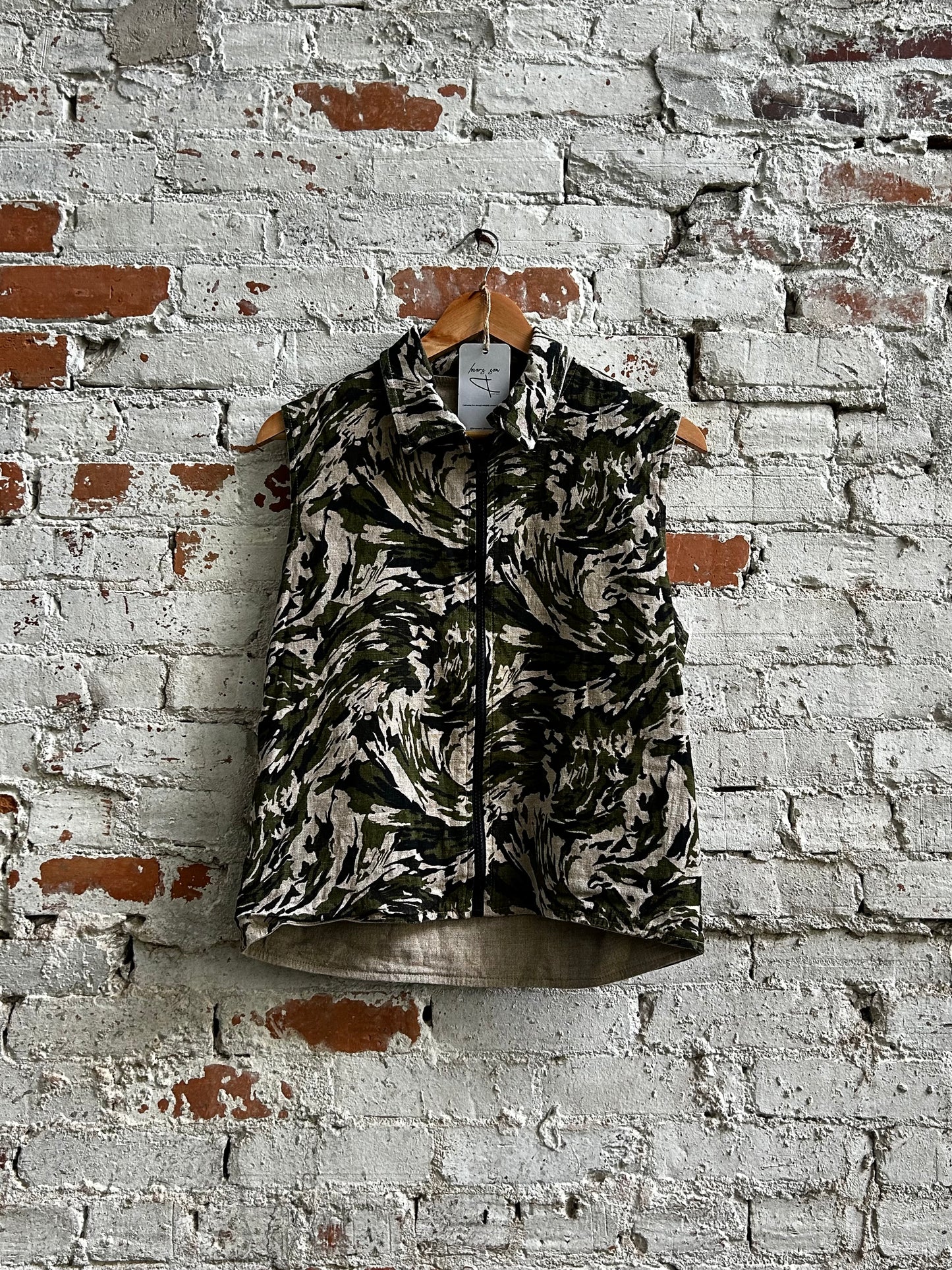 Reversible Camo Cargo Vest