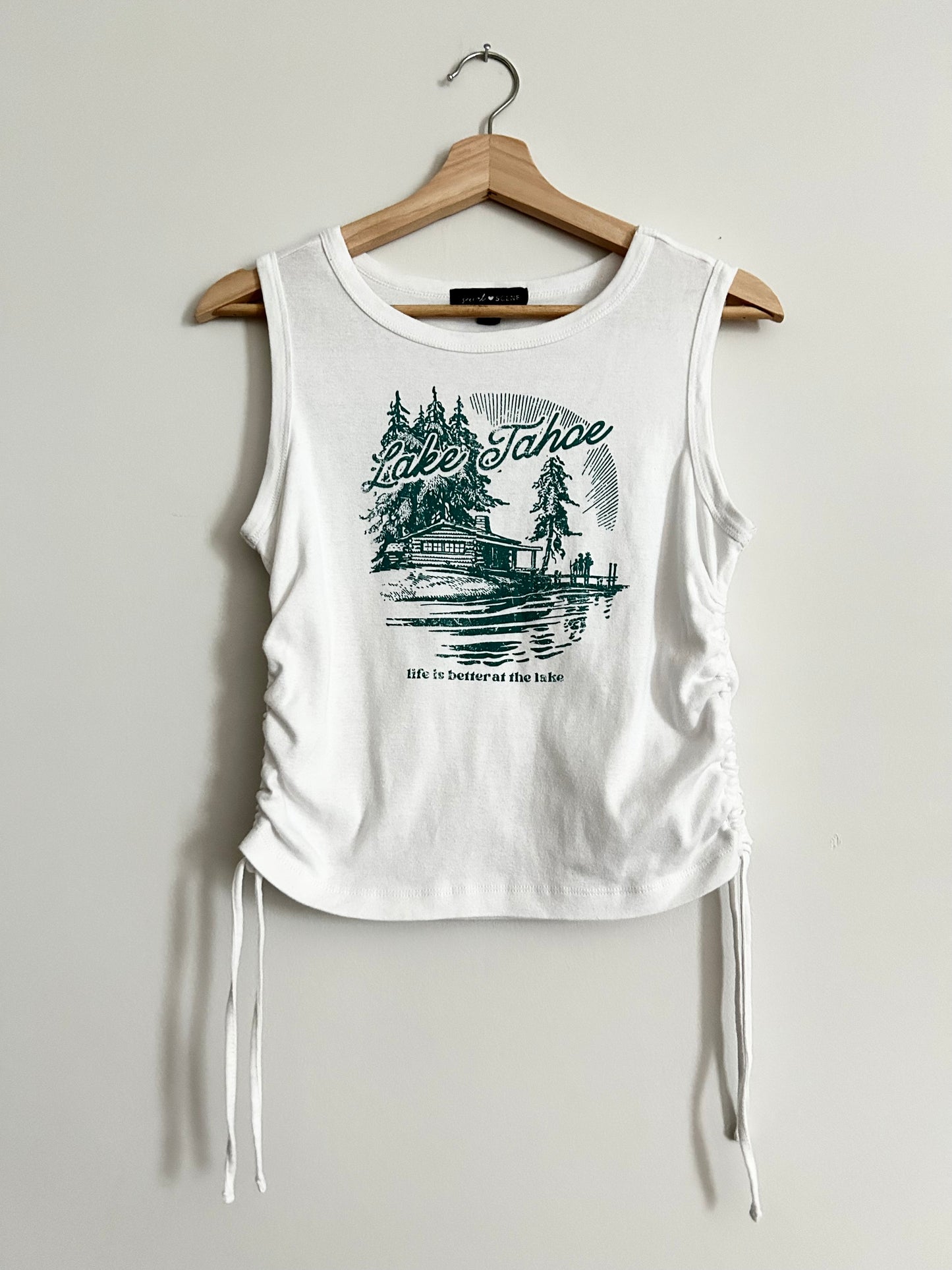 Lake Tahoe Ruched Tank (Vintage)