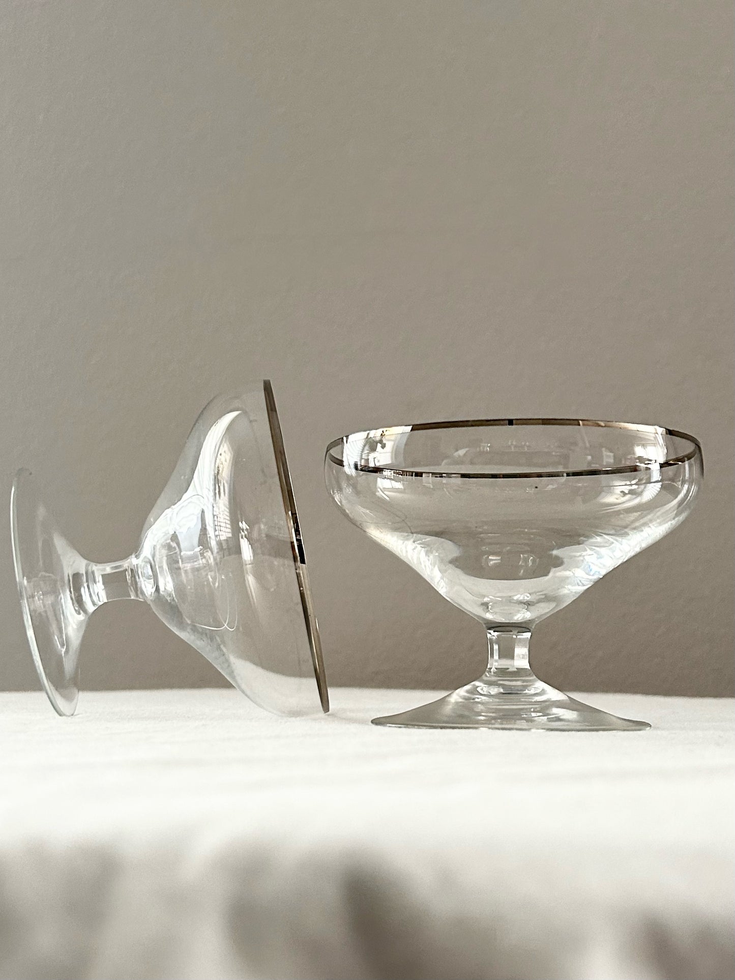 Silver Trimmed Crystal Coupe