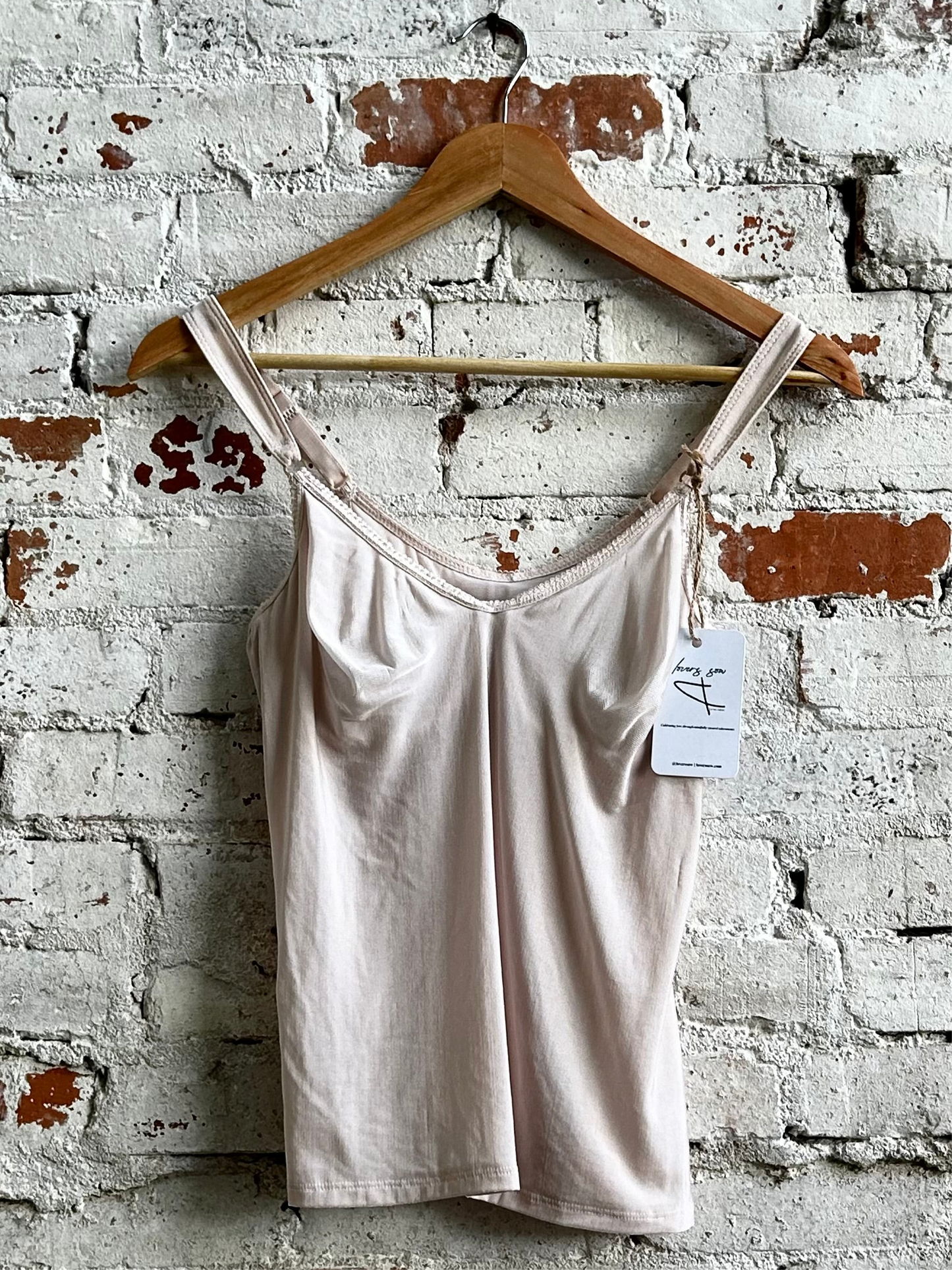 Camisole Slip w/ Built-in Bralette (Vintage)