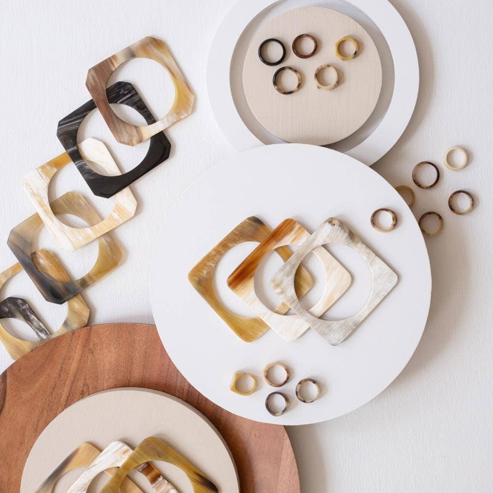 Horn Square Bangle Set