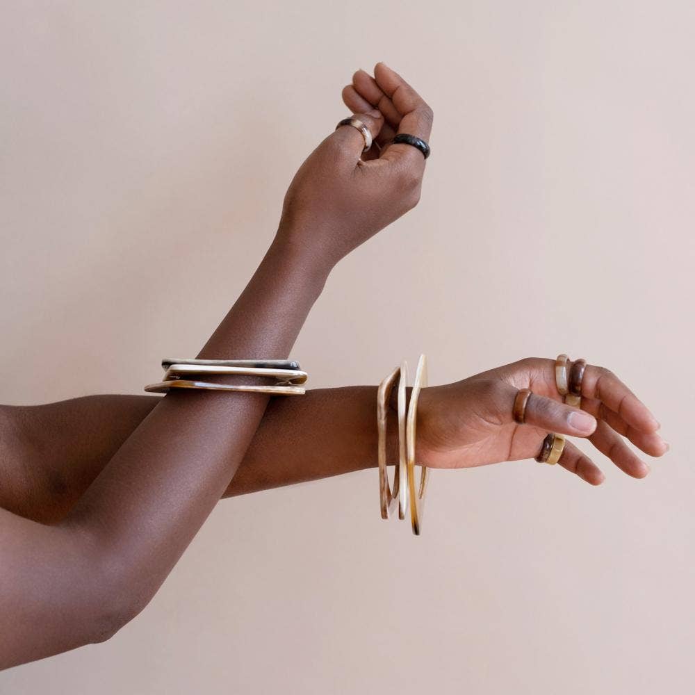 Horn Square Bangle Set