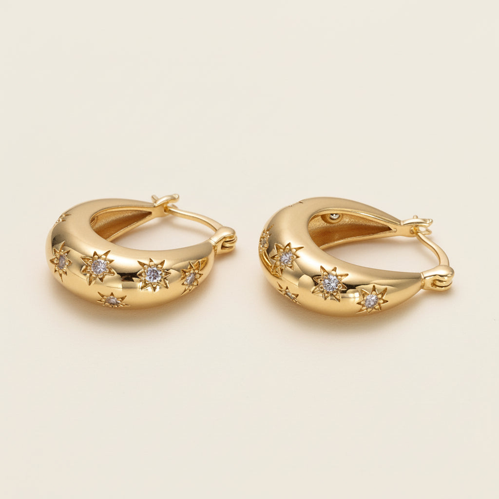 Celestial Dome Drop Hoop