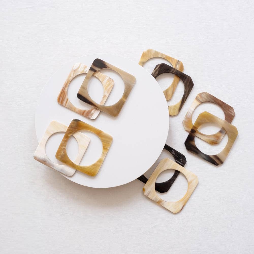 Horn Square Bangle Set