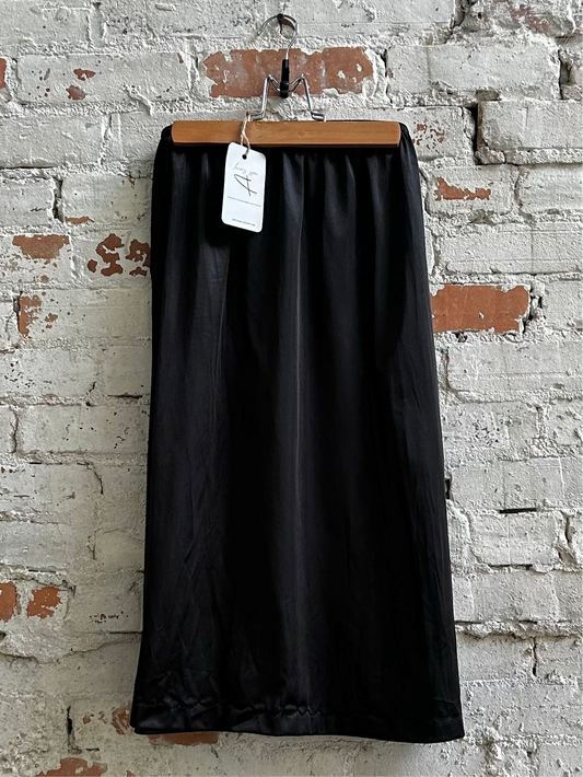 Floral Embroidered Slip Skirt (Vintage)
