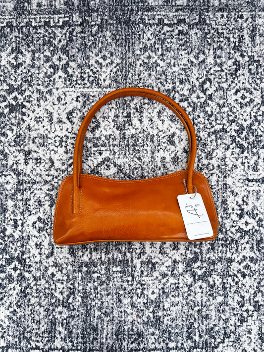 Leather Irregular Shoulder Bag