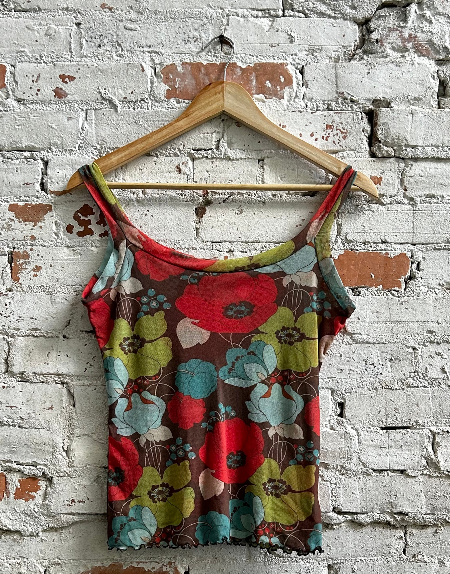 Floral Mesh Tank (Vintage)