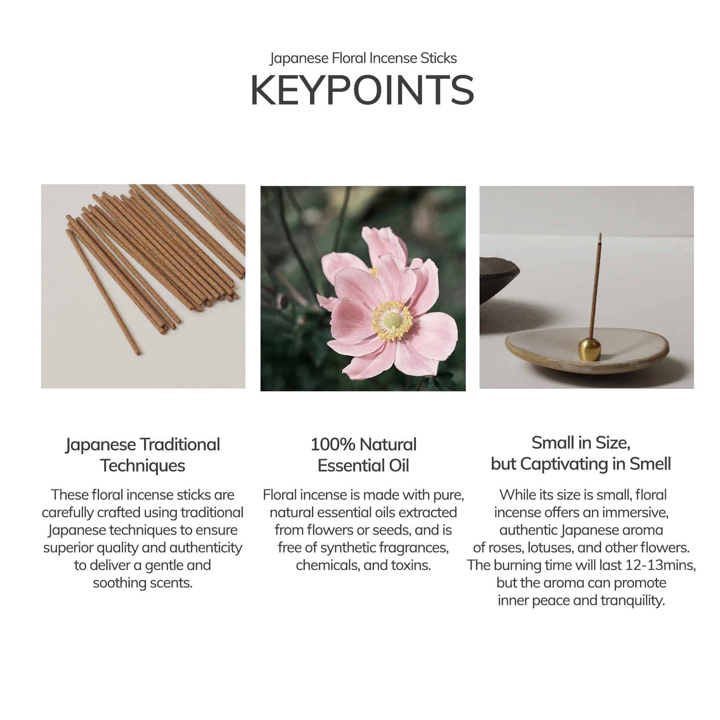 Rose Japanese Incense