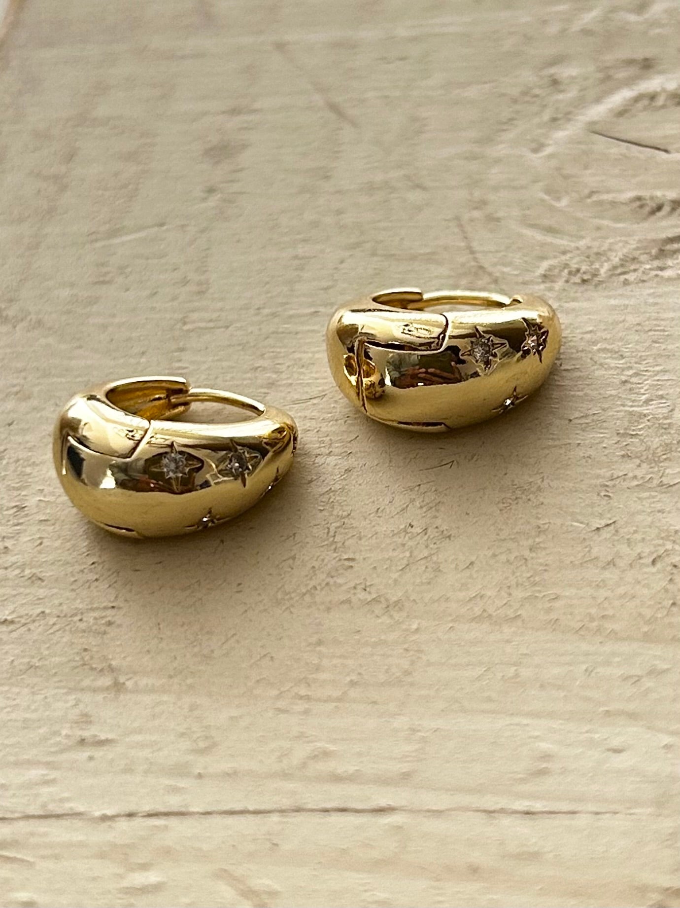 Celestial Dome Huggie Earring