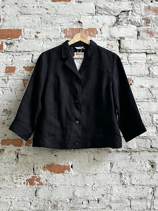 Linen Talbots Shirt Jacket (Vintage)