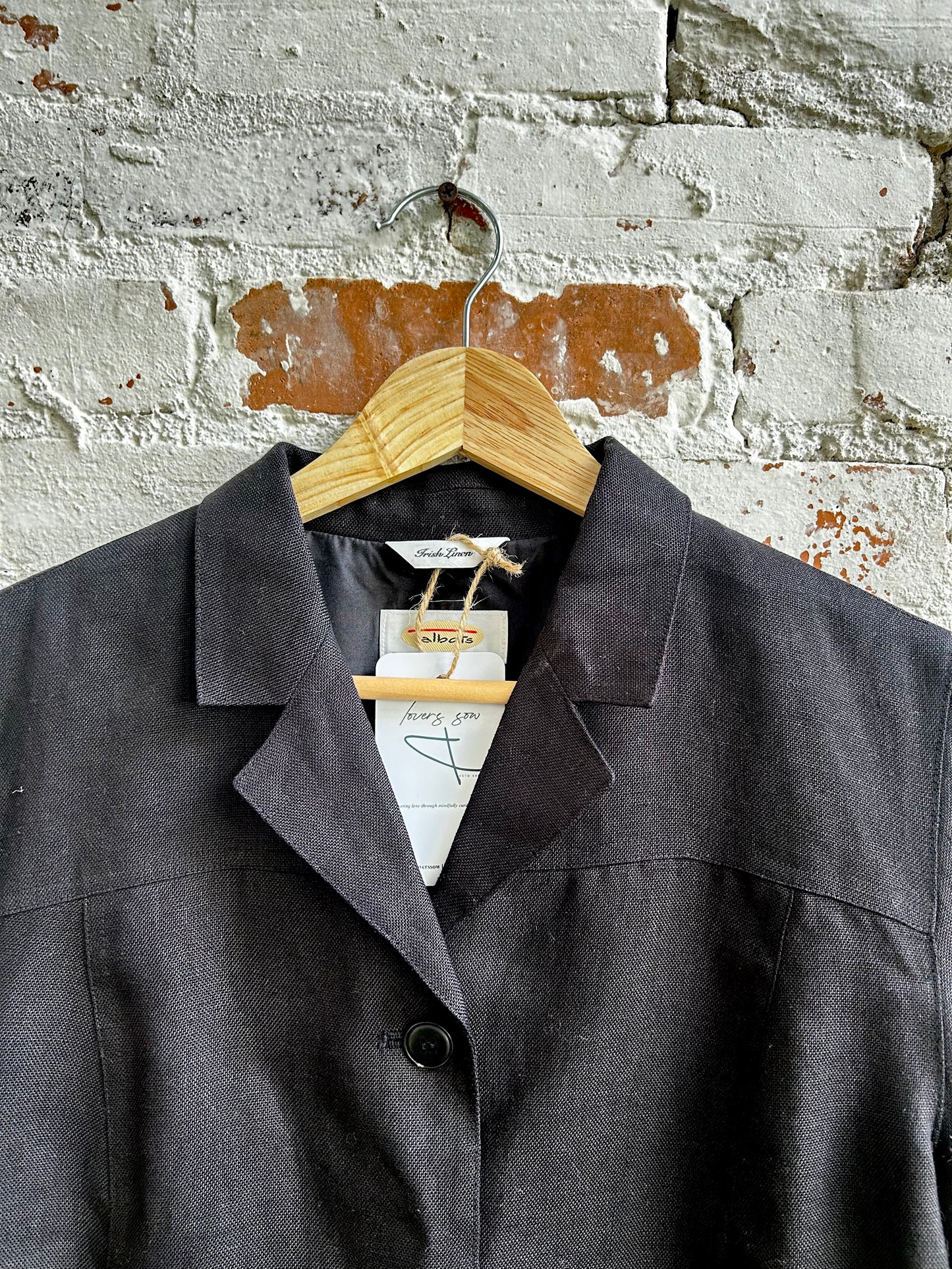 Linen Talbots Shirt Jacket (Vintage)