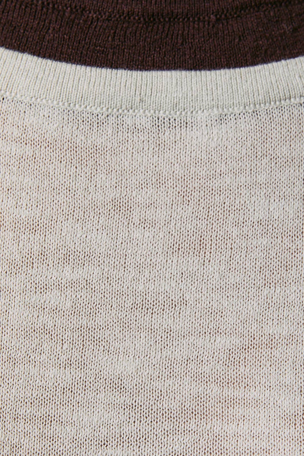 Double Layer Detail Cotton Sweater Tee