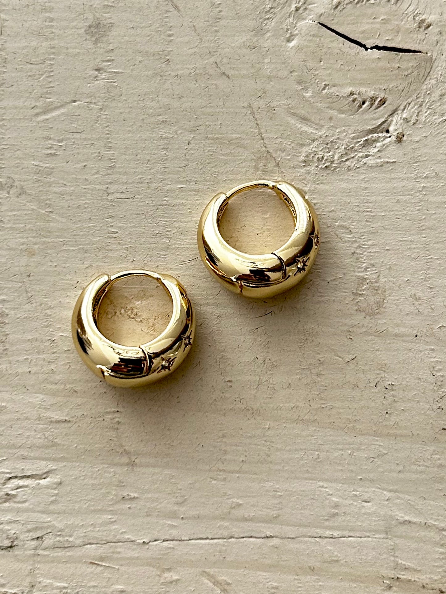 Celestial Dome Huggie Earring