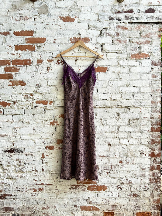 Floral Lace Slip Dress
