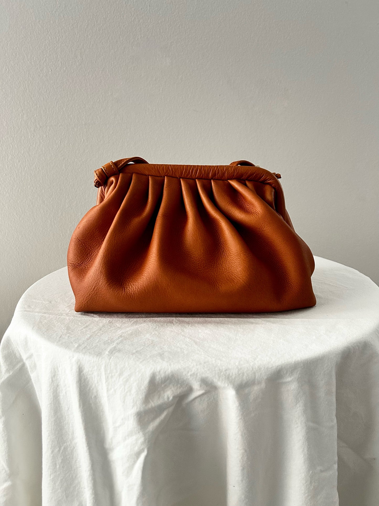 Handmade Leather Pouch / Crossbody - Brown