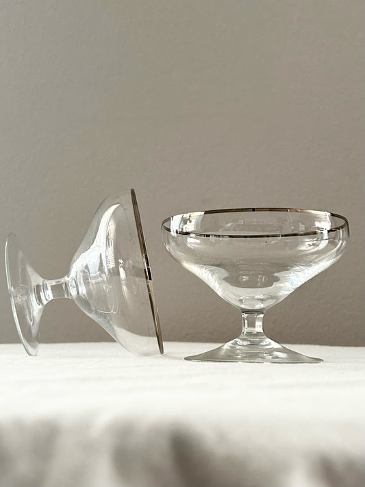 Silver Trimmed Crystal Coupe