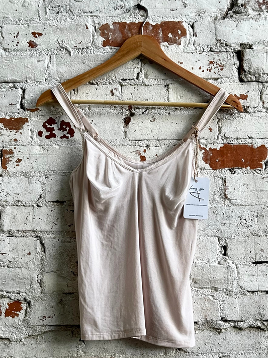 Camisole Slip w/ Built-in Bralette (Vintage)