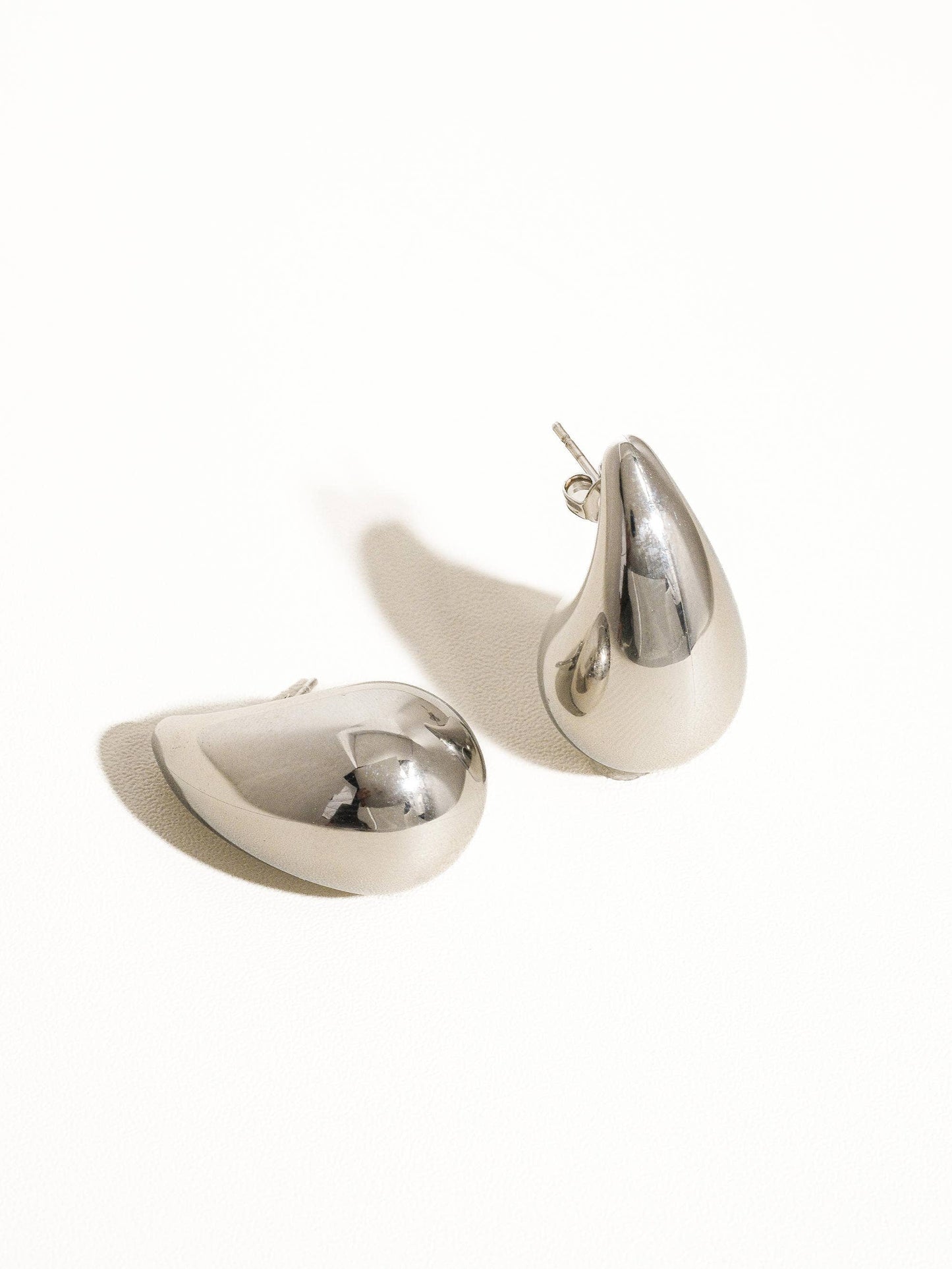 Silver Tear Drop Earring