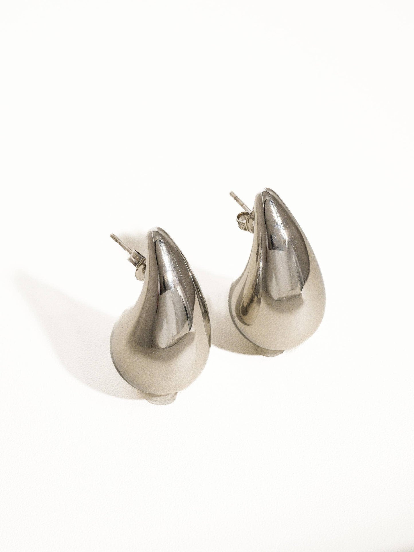 Silver Tear Drop Earring