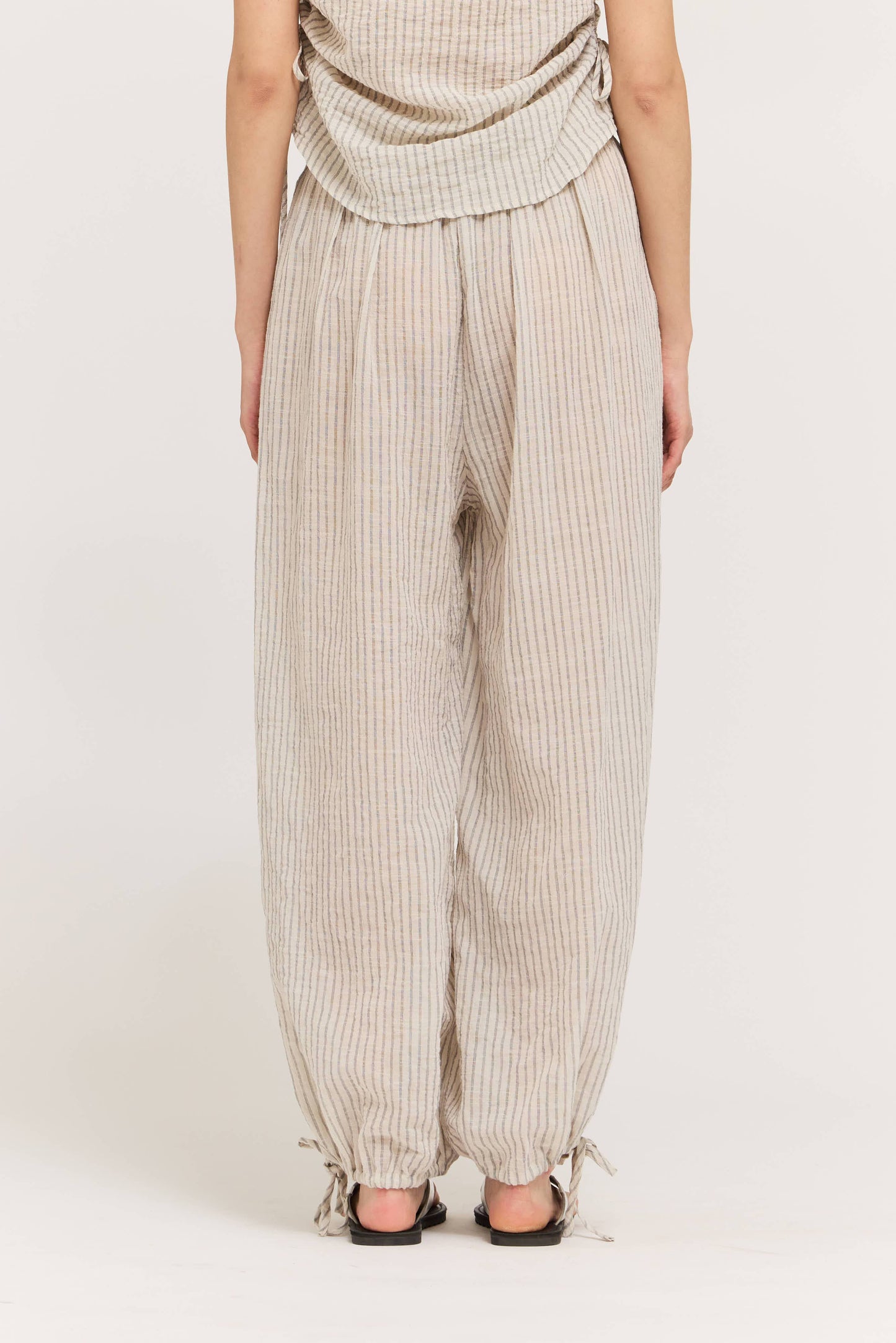 Sheer Cotton Baloon Pants